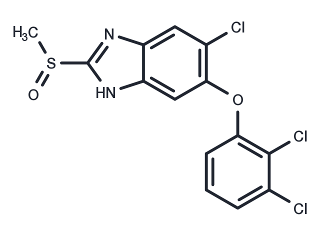 TargetMol Chemical Structure Triclabendazole sulfoxide