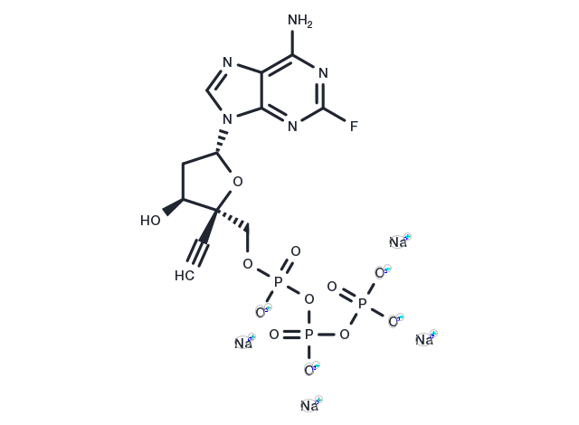 EFdA-TP tetrasodium Chemical Structure