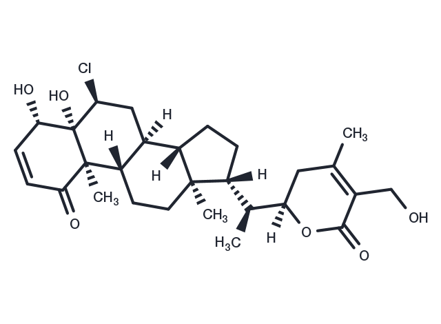 TargetMol Chemical Structure 6α-Chloro-5β-hydroxywithaferin A