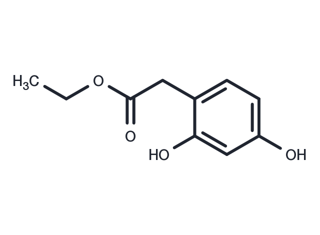 TargetMol Chemical Structure Ethyl 2,4-dihydroxyphenylacetate