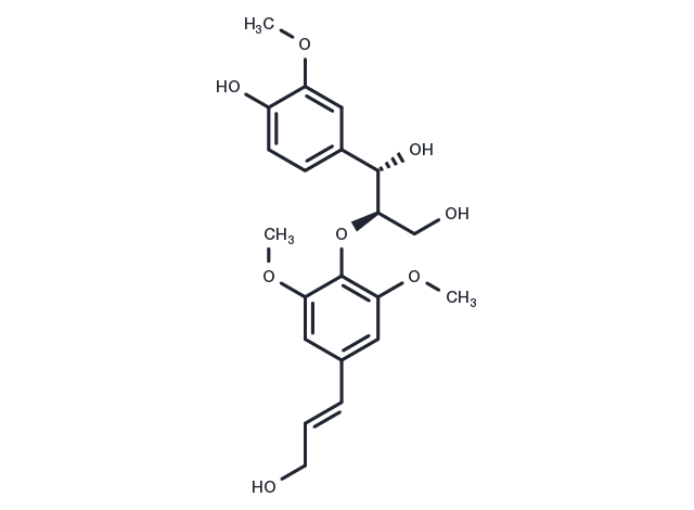 TargetMol Chemical Structure erythro-Guaiacylglycerol beta-sinapyl ether