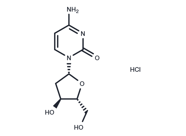 2'-Deoxycytidine hydrochloride Chemical Structure