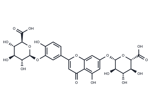 Luteolin 7,3'-di-O-glucuronide Chemical Structure