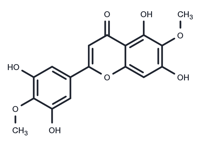 TargetMol Chemical Structure 3',5,5',7-Tetrahydroxy-4',6-dimethoxyflavone