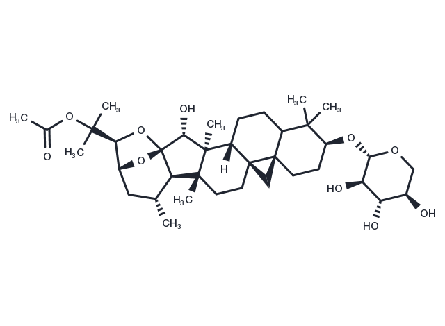 25-Acetylcimigenol xyloside Chemical Structure