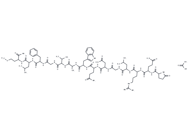 TargetMol Chemical Structure [D-Phe12]-Bombesin acetate