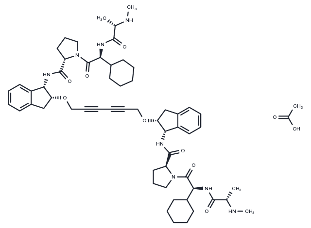 TargetMol Chemical Structure AZD5582 acetate (1258392-53-8 free base)