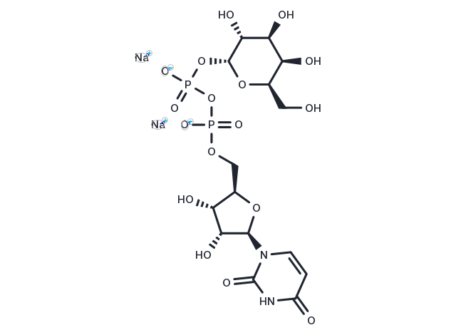 UDP-a-D-Galactose disodium salt Chemical Structure