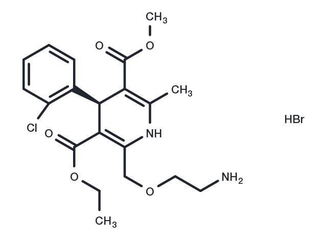 Levamlodipine hydrobromide Chemical Structure