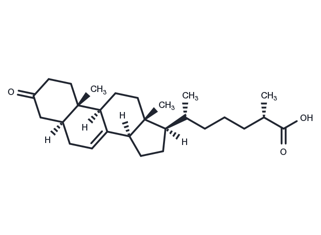 (25S)-delta7-Dafachronic acid Chemical Structure