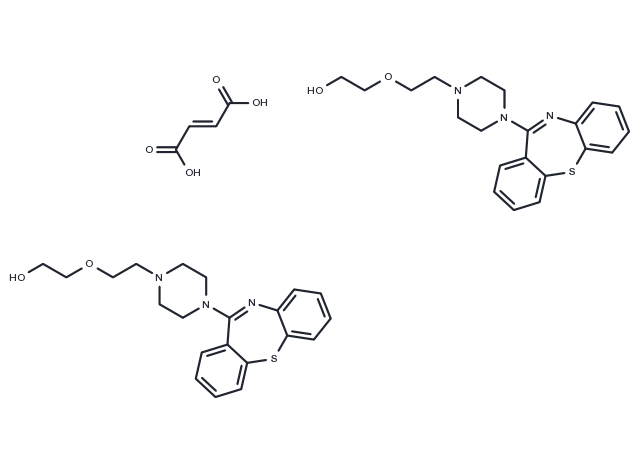 TargetMol Chemical Structure Quetiapine hemifumarate