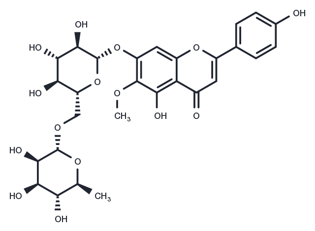 Hispidulin 7-O-neohesperidoside Chemical Structure