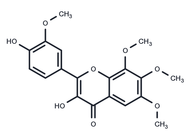 TargetMol Chemical Structure 4'-hydroxy-6,7,8,3'-tetramethoxyflavonol