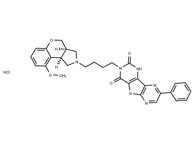 Fiduxosin hydrochloride Chemical Structure