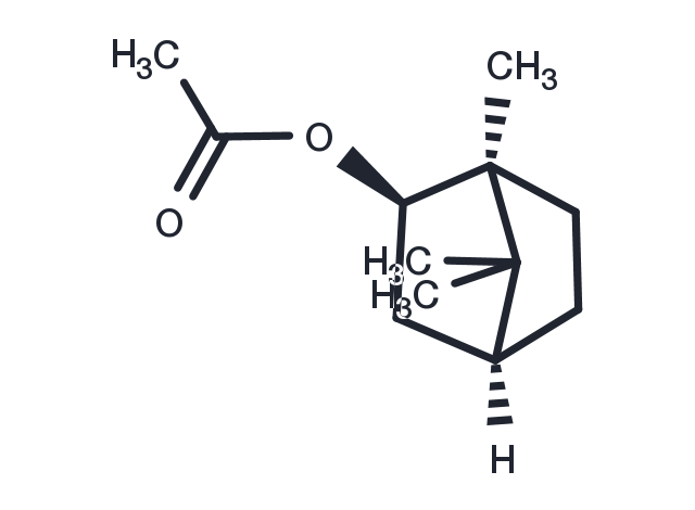 (-)-Bornyl acetate Chemical Structure