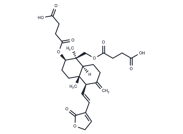 TargetMol Chemical Structure Dehydroandrographolide succinate