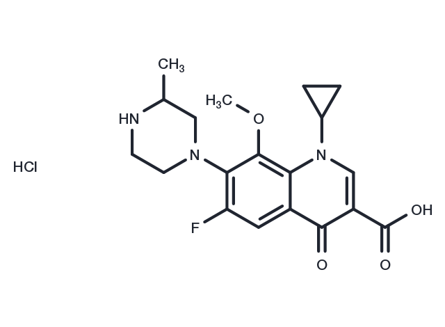 TargetMol Chemical Structure Gatifloxacin hydrochloride