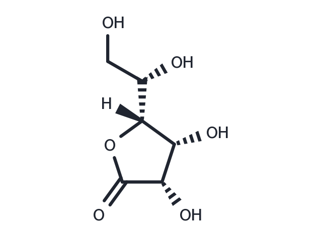 L-Gulono-1,4-lactone Chemical Structure