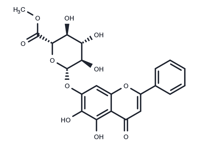 TargetMol Chemical Structure Baicalin methyl ester
