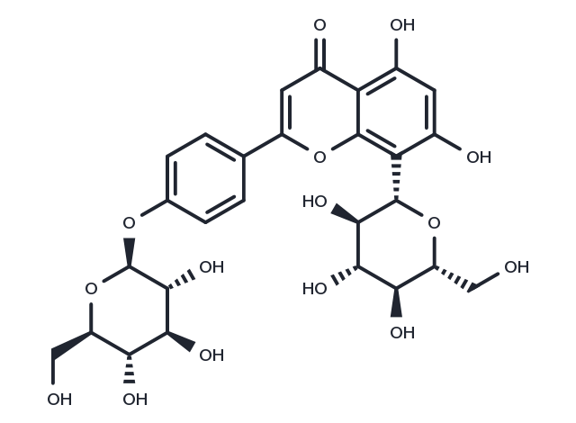 TargetMol Chemical Structure Vitexin 4'-glucoside