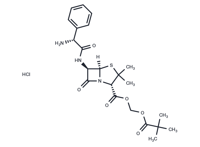 Pivampicillin Hydrochloride Chemical Structure