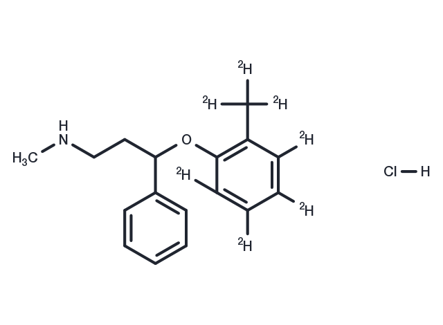 (Rac)-Atomoxetine D7 hydrochloride Chemical Structure