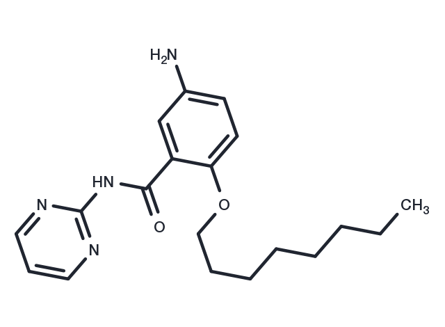 Benzamide, 5-amino-2-(octyloxy)-N-(2-pyrimidinyl)- Chemical Structure