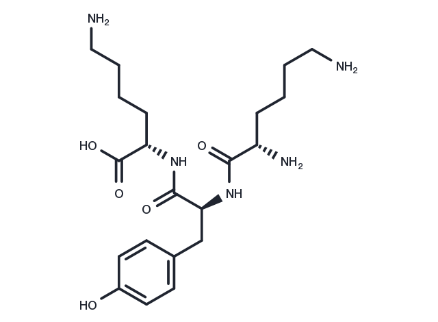 Lysyl-tyrosyl-lysine Chemical Structure