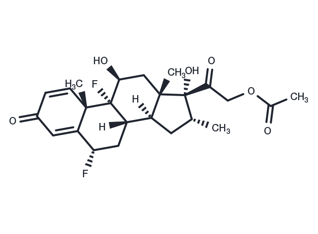 Flumethasone 21-acetate Chemical Structure