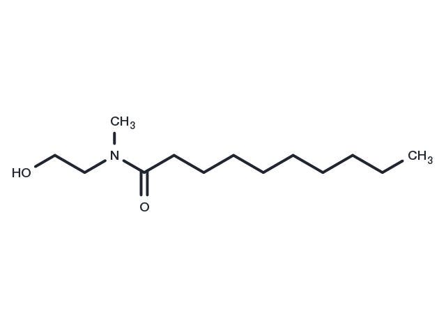 N-Ethanol-N-methylcapramide Chemical Structure