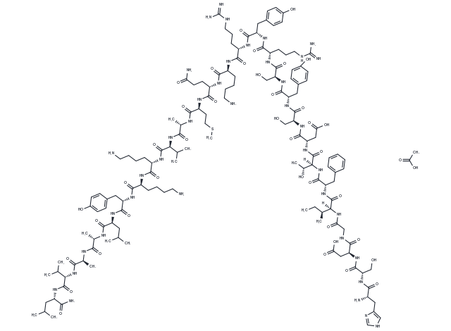TargetMol Chemical Structure PACAP (1-27), human, ovine, rat acetate