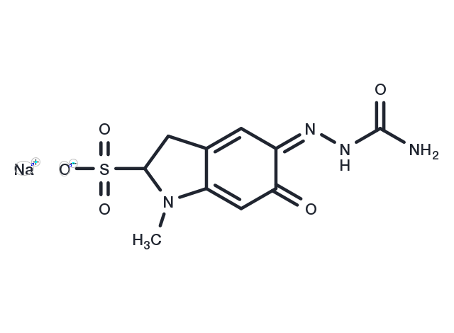 TargetMol Chemical Structure Carbazochrome sodium sulfonate