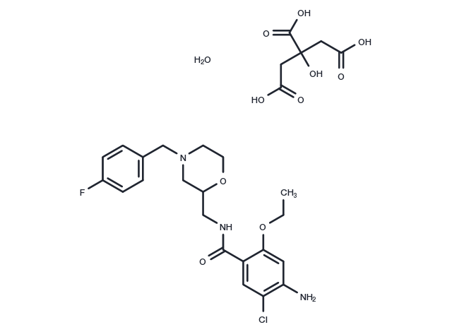 Mosapride citrate dihydrate Chemical Structure