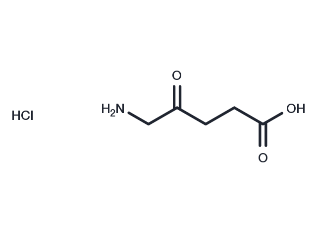 TargetMol Chemical Structure 5-Aminolevulinic acid hydrochloride