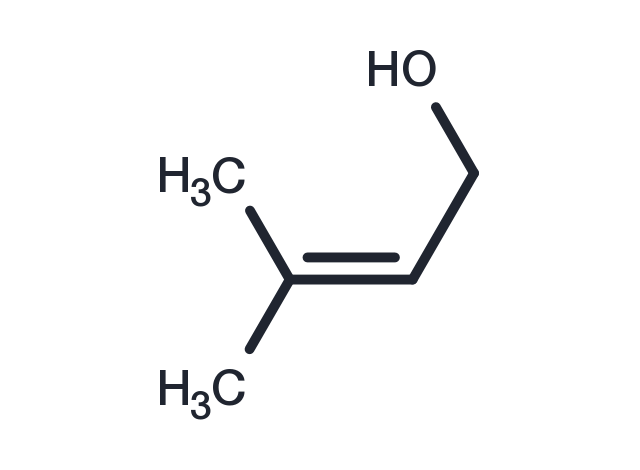 3-Methyl-2-buten-1-ol Chemical Structure