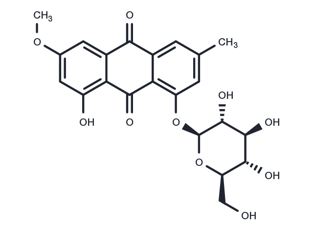 Physion 8-O-β-D-glucoside Chemical Structure