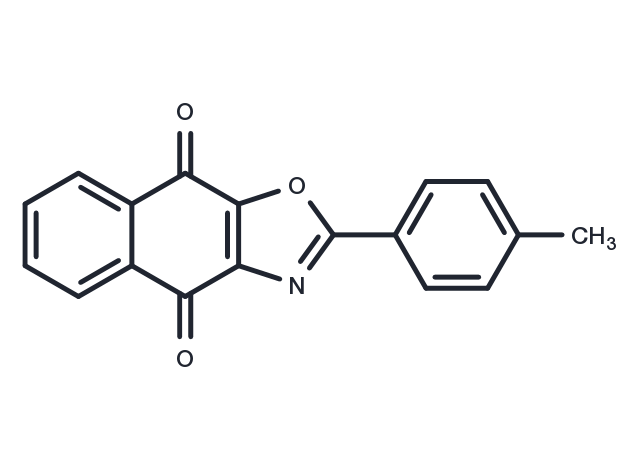 2-p-Tolylnaphtho[2,3-d]oxazole-4,9-dione Chemical Structure