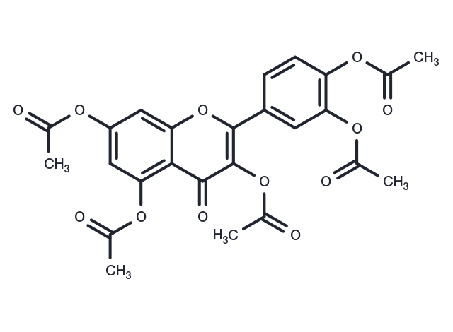 TargetMol Chemical Structure Quercetin pentaacetate