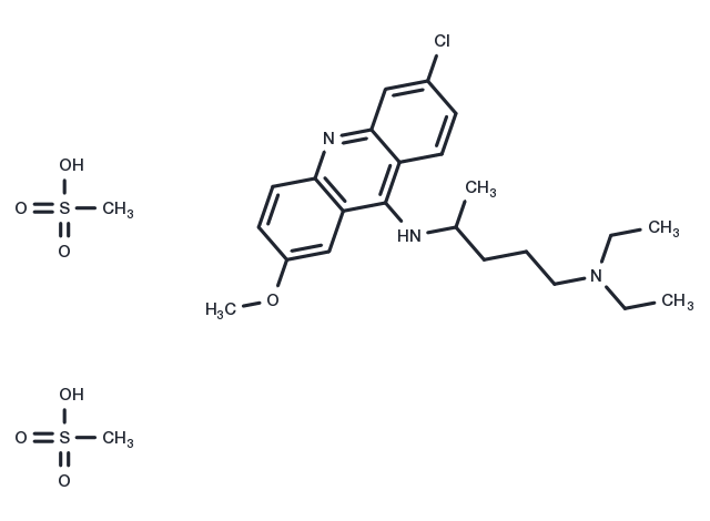 Quinacrine methanesulfonate Chemical Structure