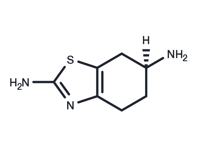 (S)-(-)-2,6-Diamino-4,5,6,7-tetrahydrobenzothiazole Chemical Structure