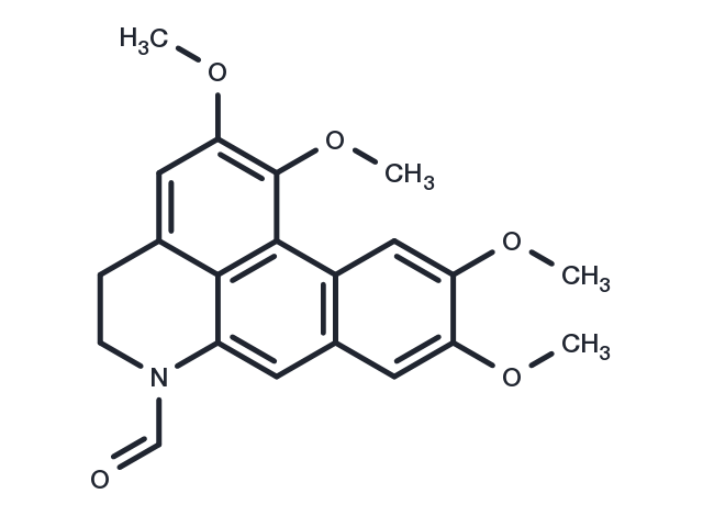 6-Formyl-1,2,9,10-tetramethoxy-6a,7-dehydroaporphine Chemical Structure