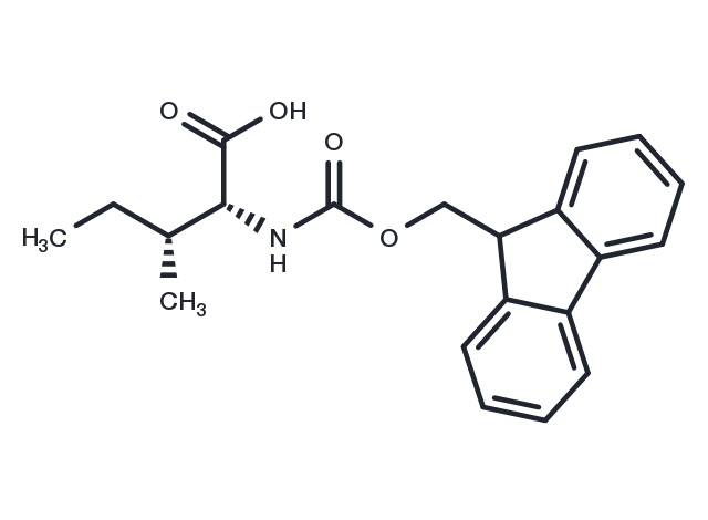 (2R,3R)-2-((((9H-Fluoren-9-yl)methoxy)carbonyl)amino)-3-methylpentanoic acid Chemical Structure
