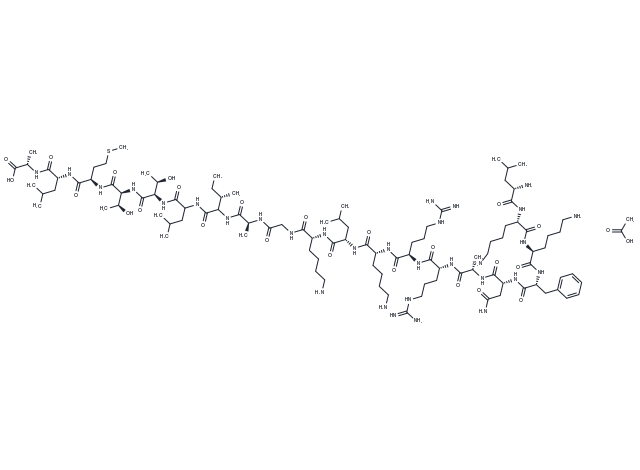 TargetMol Chemical Structure Calmodulin-Dependent Protein Kinase II 290-309 acetate