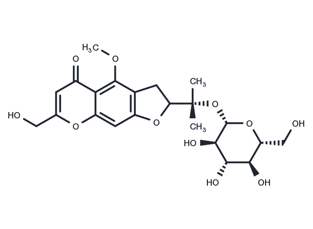TargetMol Chemical Structure Cimifugin 4'-O-β-D-glucopyranoside