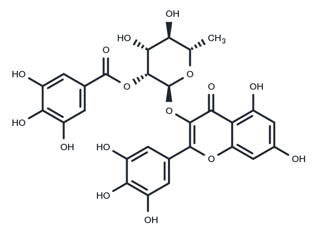 TargetMol Chemical Structure 2''-O-Galloylmyricitrin