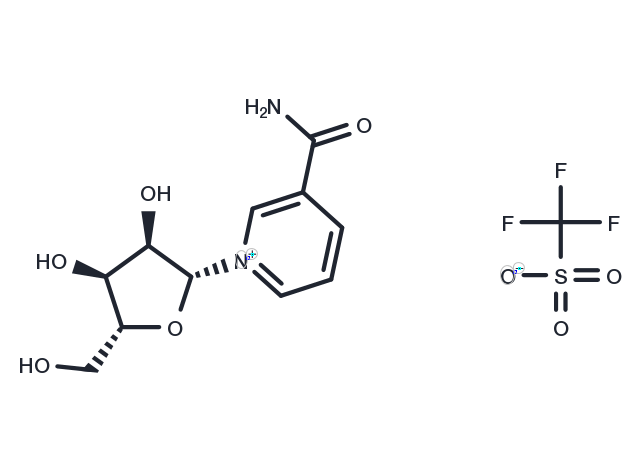 Nicotinamide Riboside Triflate Chemical Structure