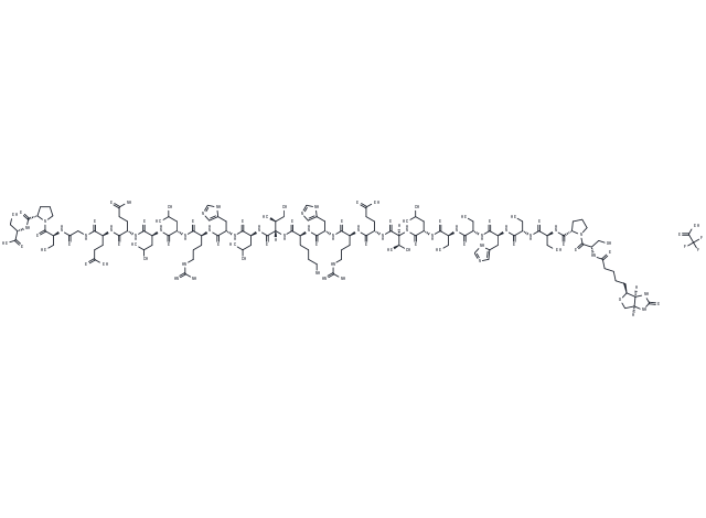 Biotin-SRC-1 (676–700) TFA Chemical Structure