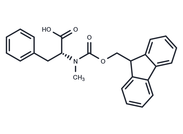 (R)-2-((((9H-Fluoren-9-yl)methoxy)carbonyl)(methyl)amino)-3-phenylpropanoic acid Chemical Structure