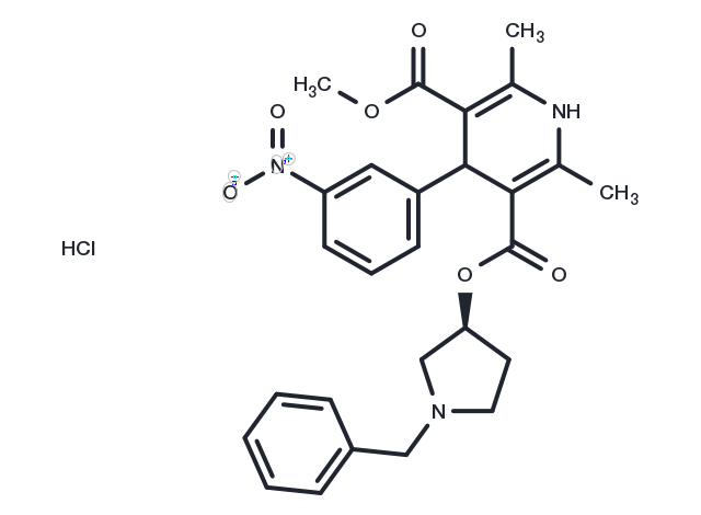 TargetMol Chemical Structure Barnidipine hydrochloride