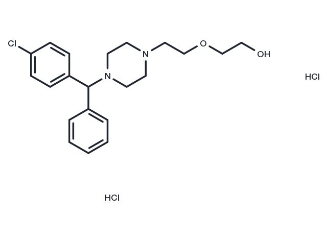 Hydroxyzine dihydrochloride Chemical Structure
